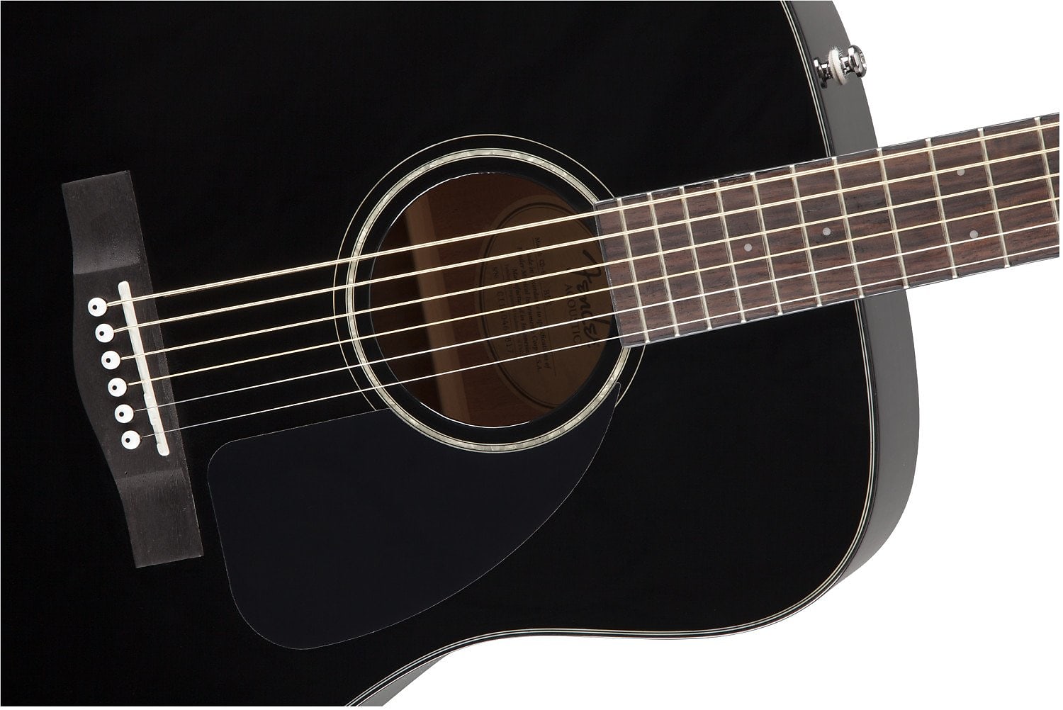 Fender CD-60 Dreadnought V3 w/Case, Walnut Fingerboard, Black