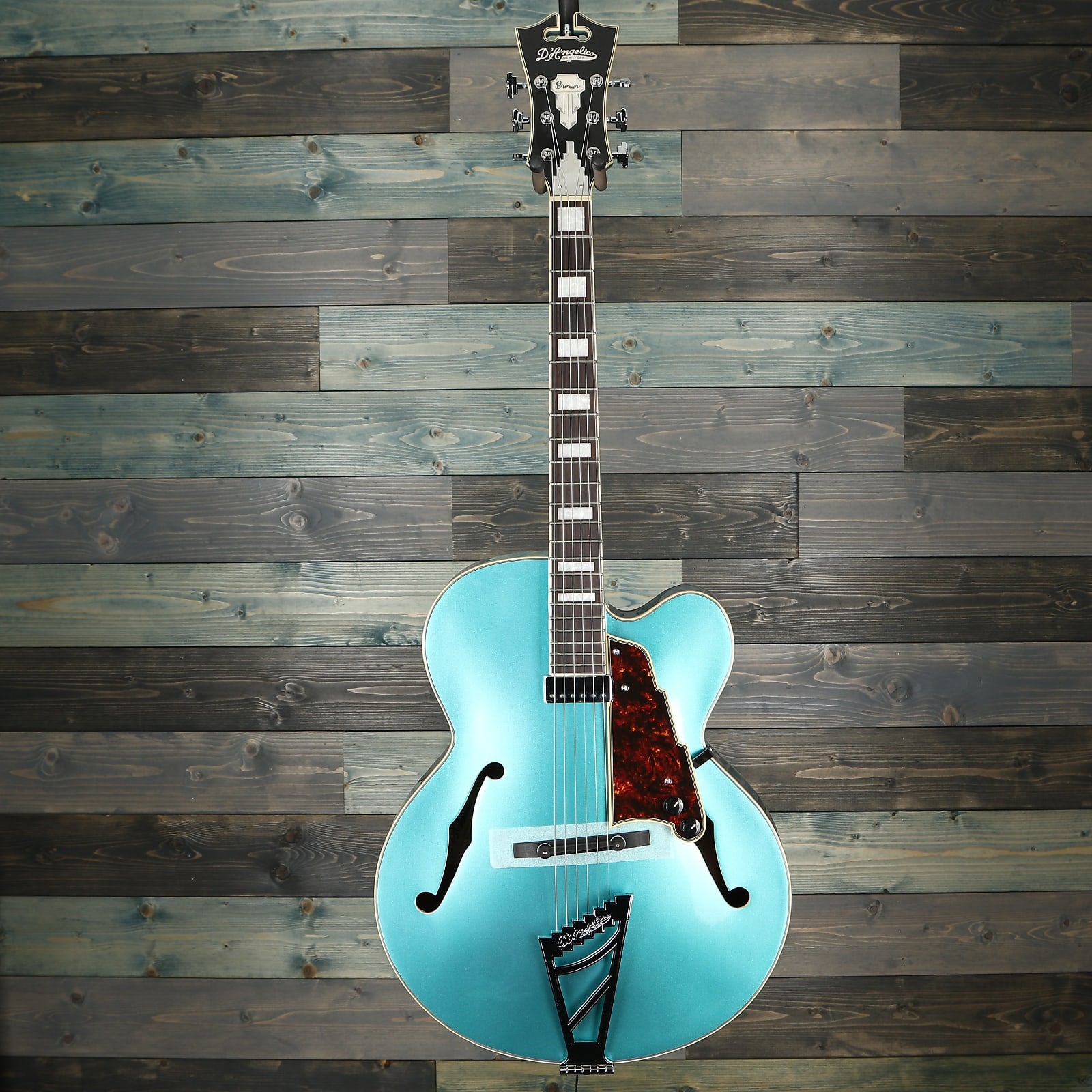 D'Angelico Premier EXL-1 Hollowbody Singlecut - Ocean Turquoise