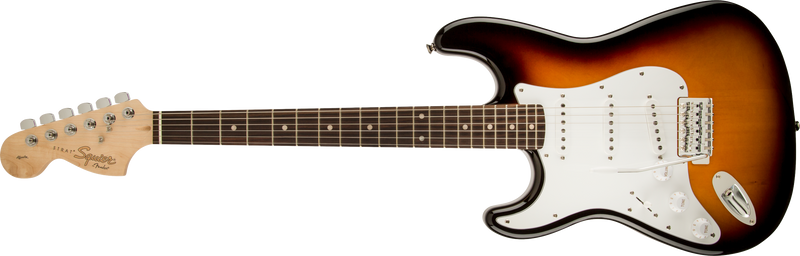Fender Squier Affinity Series Stratocaster Lefty, Laurel FB Brown Sunburst