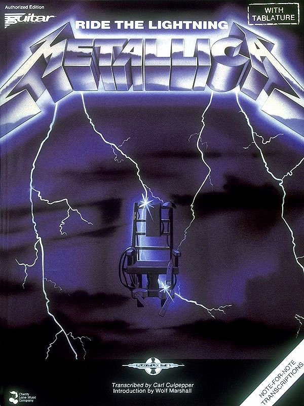 Hal Leonard Metallica Ride the Lightning w/Tabs