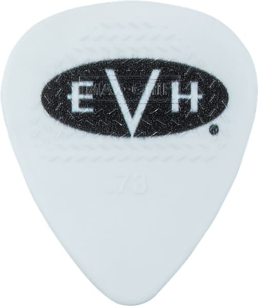 EVH® Signature Picks, White/Black, .73 mm, 6 Count