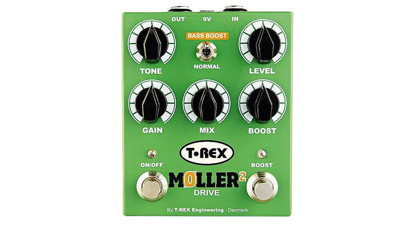 T-Rex Møller 2 Overdrive Pedal with adjustable 0-20db of clean boost