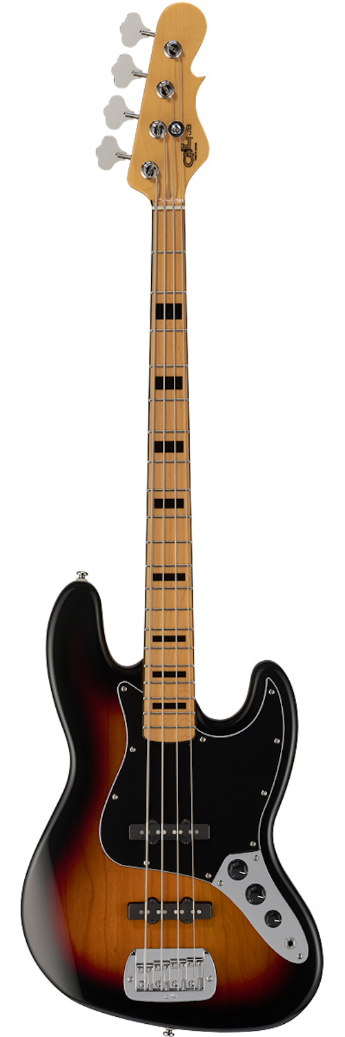 G&L Tribute JB Series Bass Guitar - 3-Tone Sunburst