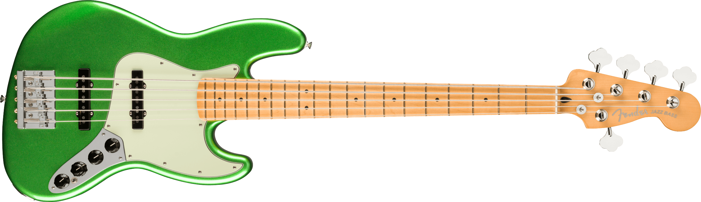 Fender Player Plus Jazz Bass V, Maple Fingerboard, Cosmic Jade