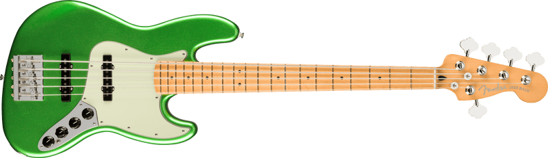 Fender Player Plus Jazz Bass V, Maple Fingerboard, Cosmic Jade