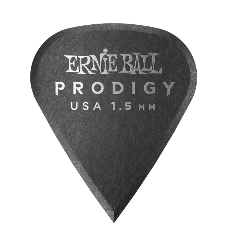 Ernie Ball 9335 1.5mm Black Sharp Prodigy Picks 6-pack