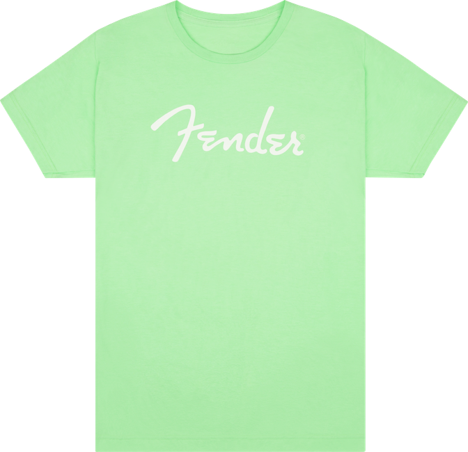 Fender Spaghetti Logo T-Shirt, Surf Green, XL