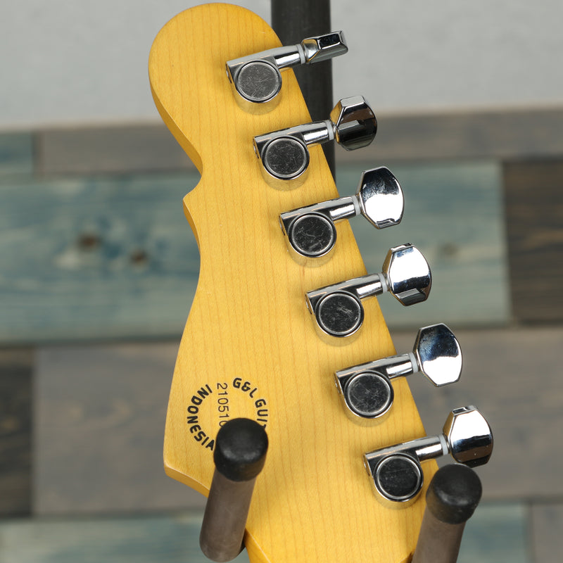 G&L Tribute Legacy Series Electric Guitar - Black Satin Frost