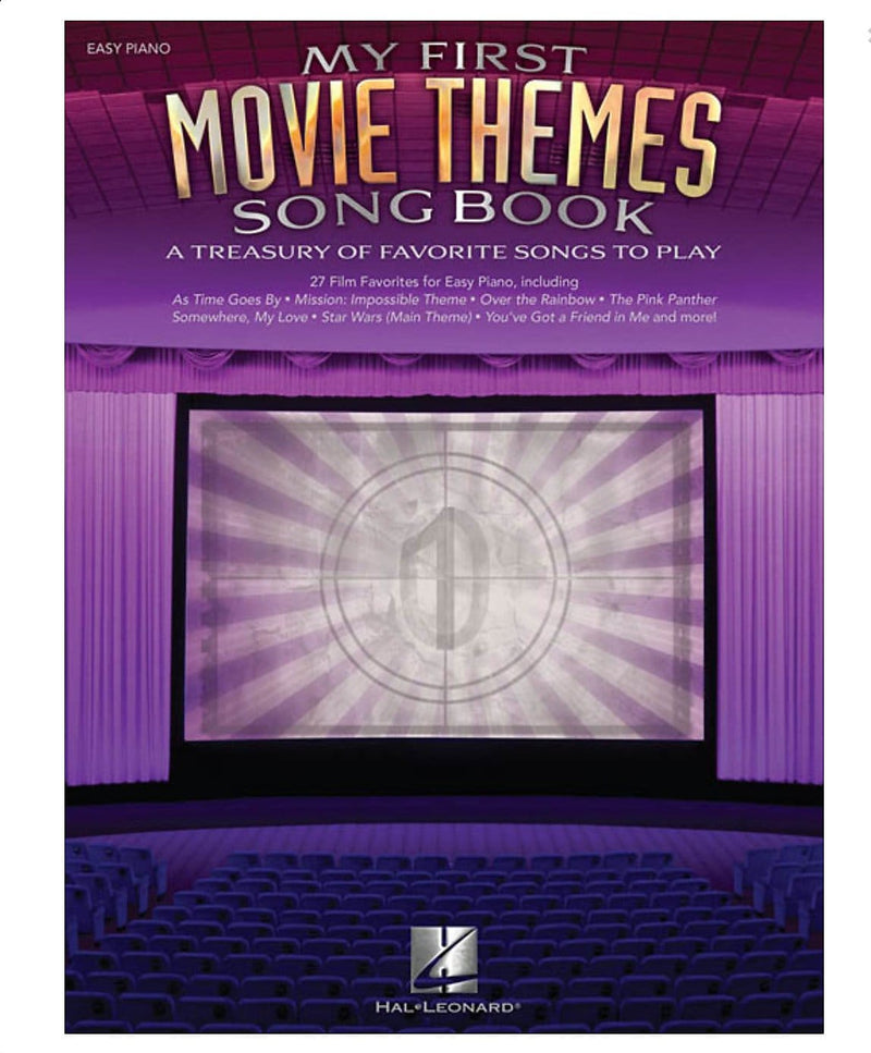 Hal Leonard My First Movie Themes Song Book - Easy Piano