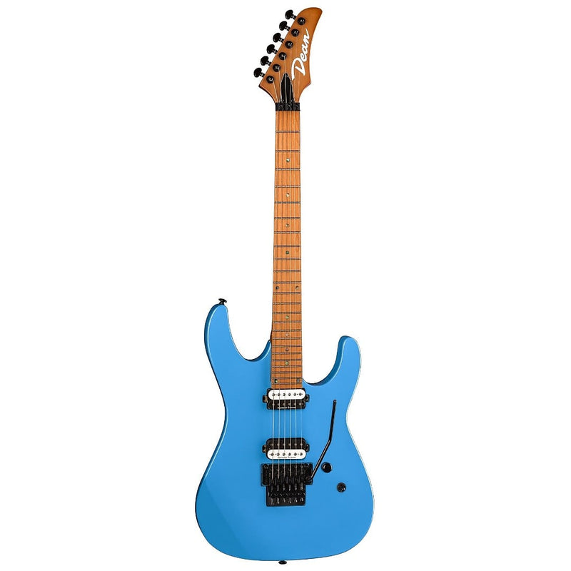 Dean MD24 F RM VBL MD 24 Floyd Guitar, Roasted Maple Fretboard, Vintage Blue