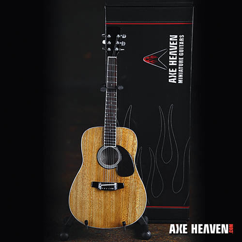 Axe Heaven Natural Finish Acoustic Model Miniature Guitar Replica Collectible