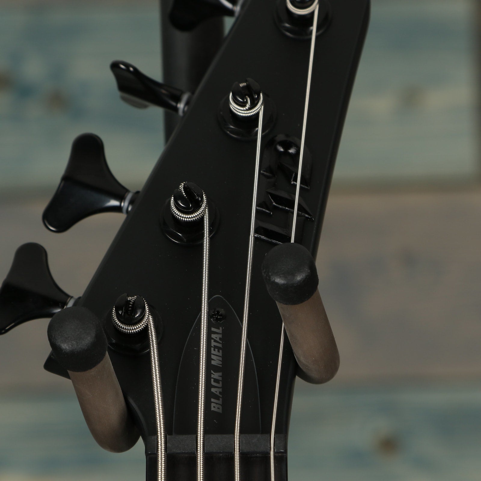 ESP LTD M-4 Bass Black Metal Series - Black Satin