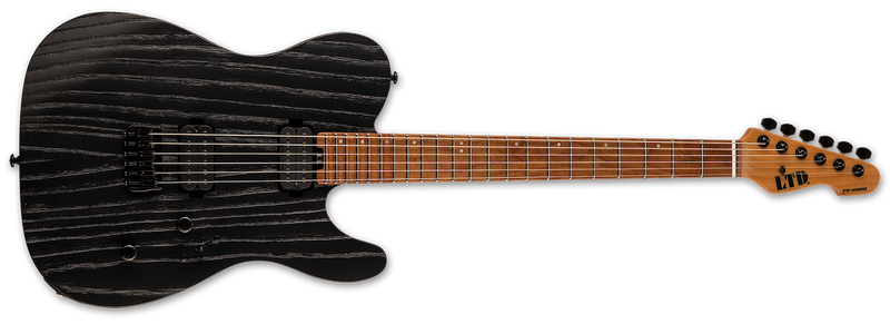 ESP LTD TE-1000 Electric Guitar - Black Blast