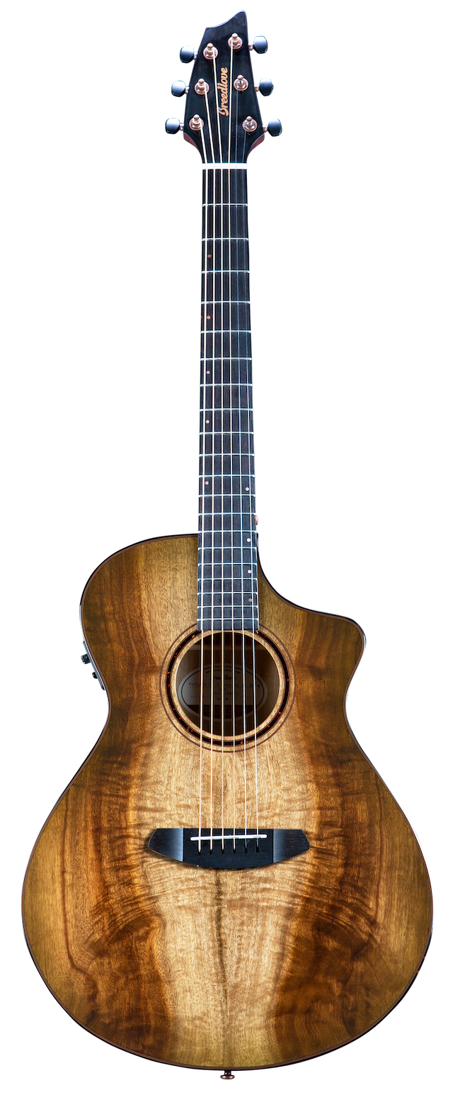 Breedlove Pursuit Exotic S Concert Sweetgrass CE Myrtlewood-Myrtlewood