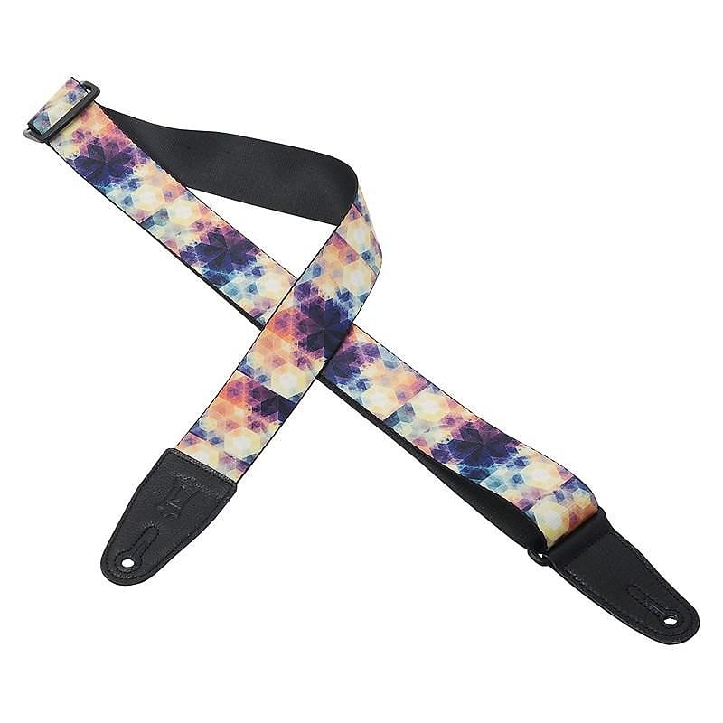 Levy's MDL8-013 2in Polyester Guitar Strap - Galaxy Color Geometric