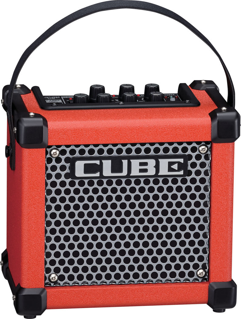 opladning Åre bypass Roland Micro Cube GX Red 3W 1X5" Battery Powered Guitar Combo Amp