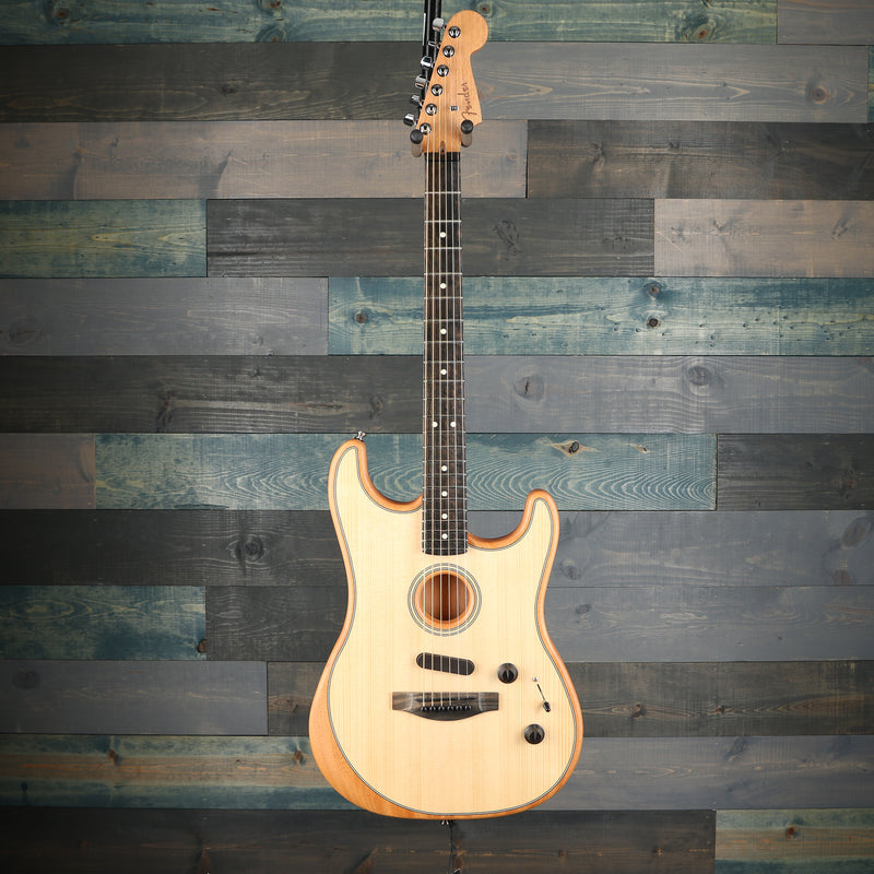 Fender American Acoustasonic™ Strat®, Ebony Fingerboard, Natural