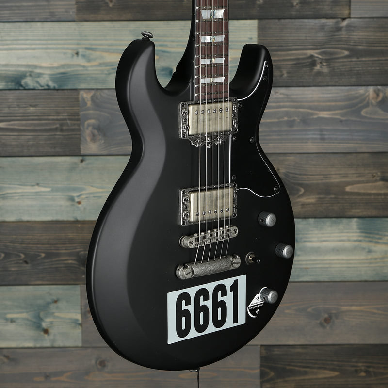 Schecter Zacky Vengeance 6661 Satin Black w/6661 Graphic