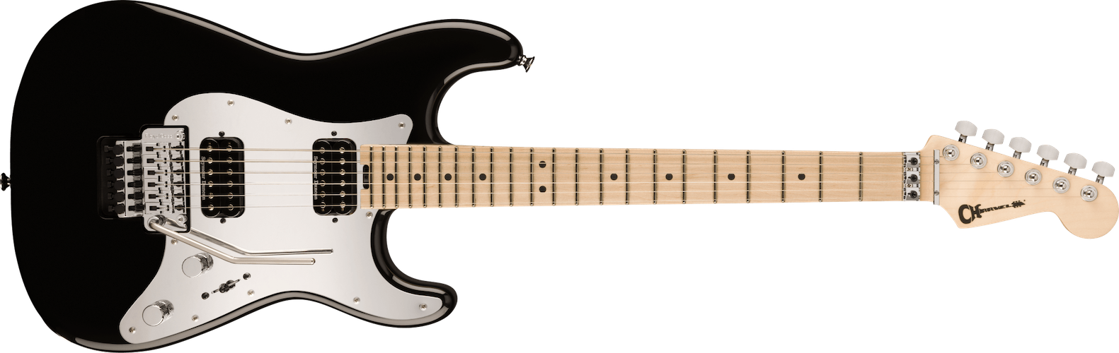 Charvel Pro-Mod So-Cal Style 1 HH FR M, Maple Fingerboard, Gloss Black