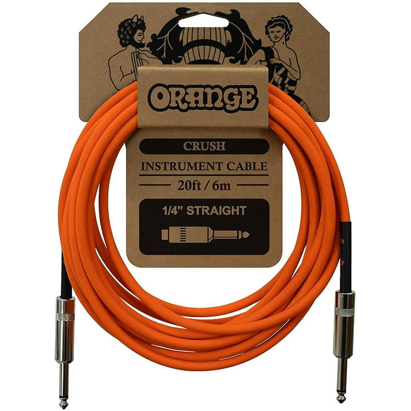 Orange Cables Crush 20ft Instrument Cable Straight to Straight