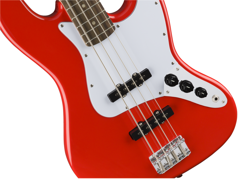 Fender Squier Affinity Series Jazz Bass, Laurel Fingerboard, Race Red