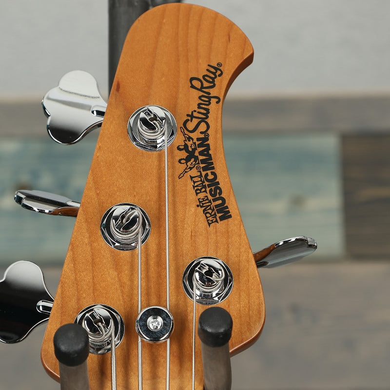 Ernie Ball Music Man Stingray Bass Guitar - Burnt Ends Roasted Maple w/ Rosewood Board