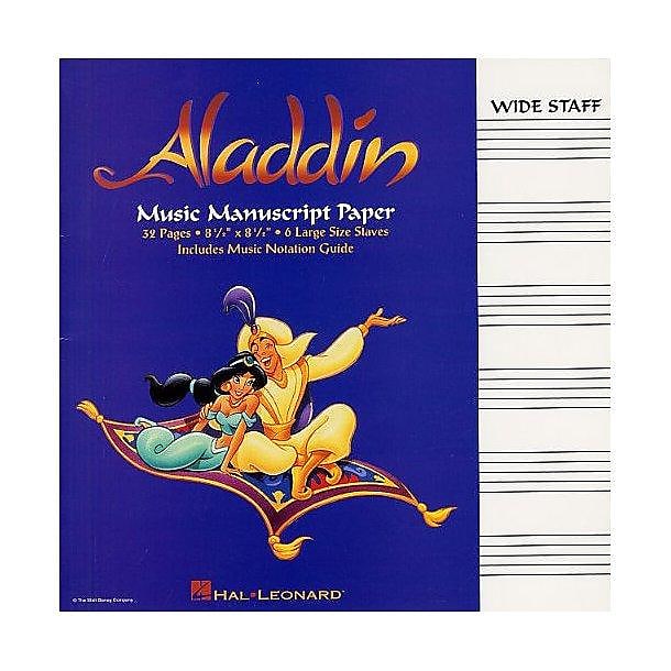 Aladdin Manuscript Paper