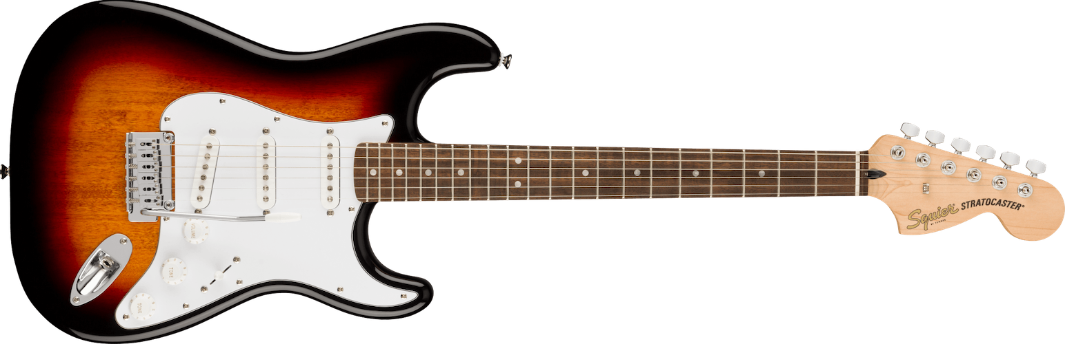 Fender Squier Affinity Series Stratocaster, Laurel Fingerboard, 3-Color Sunburst