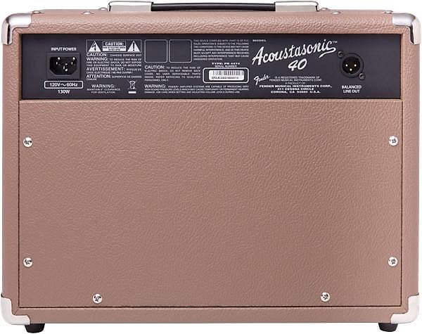 Fender Acoustasonic 40 120V Acoustic Guitar Amplifier