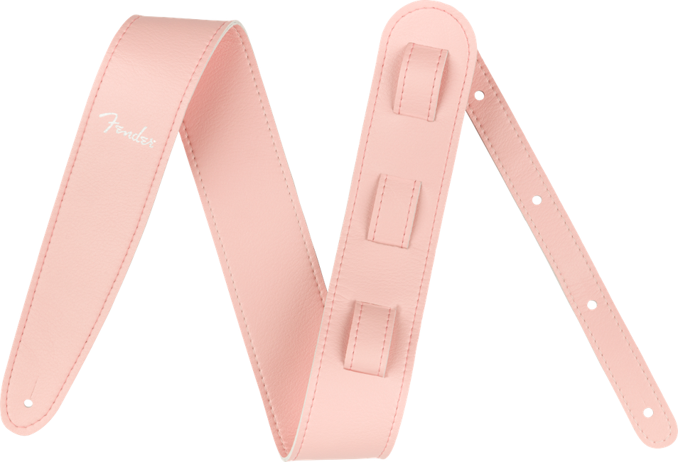 Fender® Vegan Leather Strap, Shell Pink, 2.5"