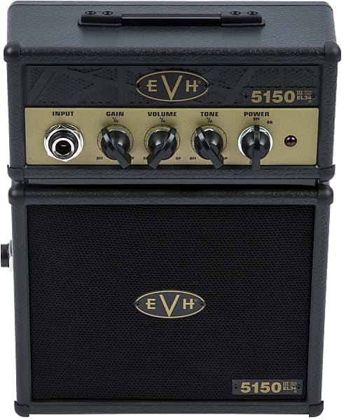 EVH 5150III® EL34 Micro Stack, Black and Gold