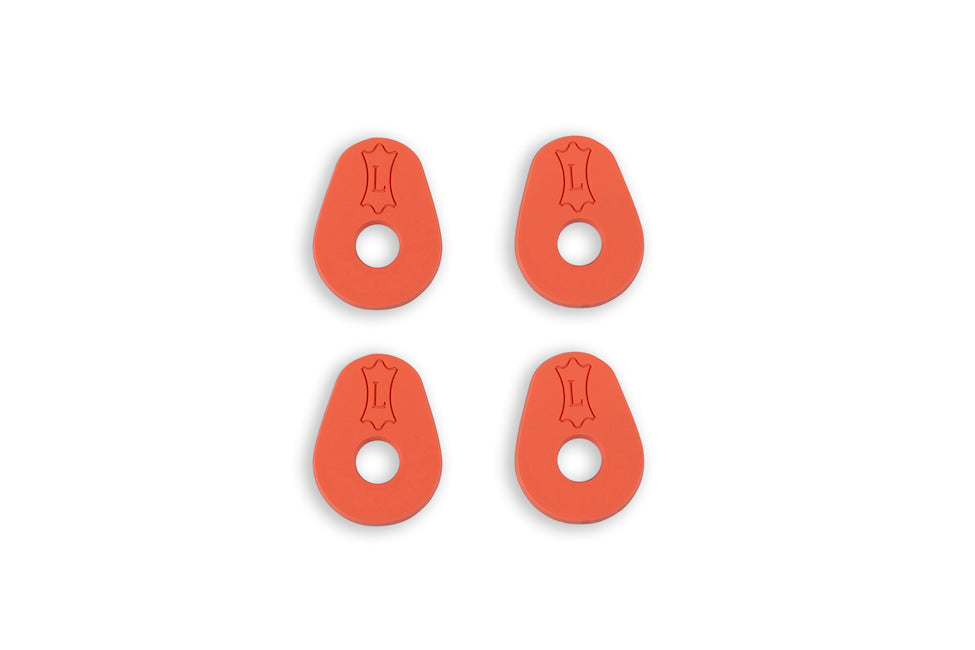 Levy's 2-Pair of Rubber Guitar Strap Blocks - Orange