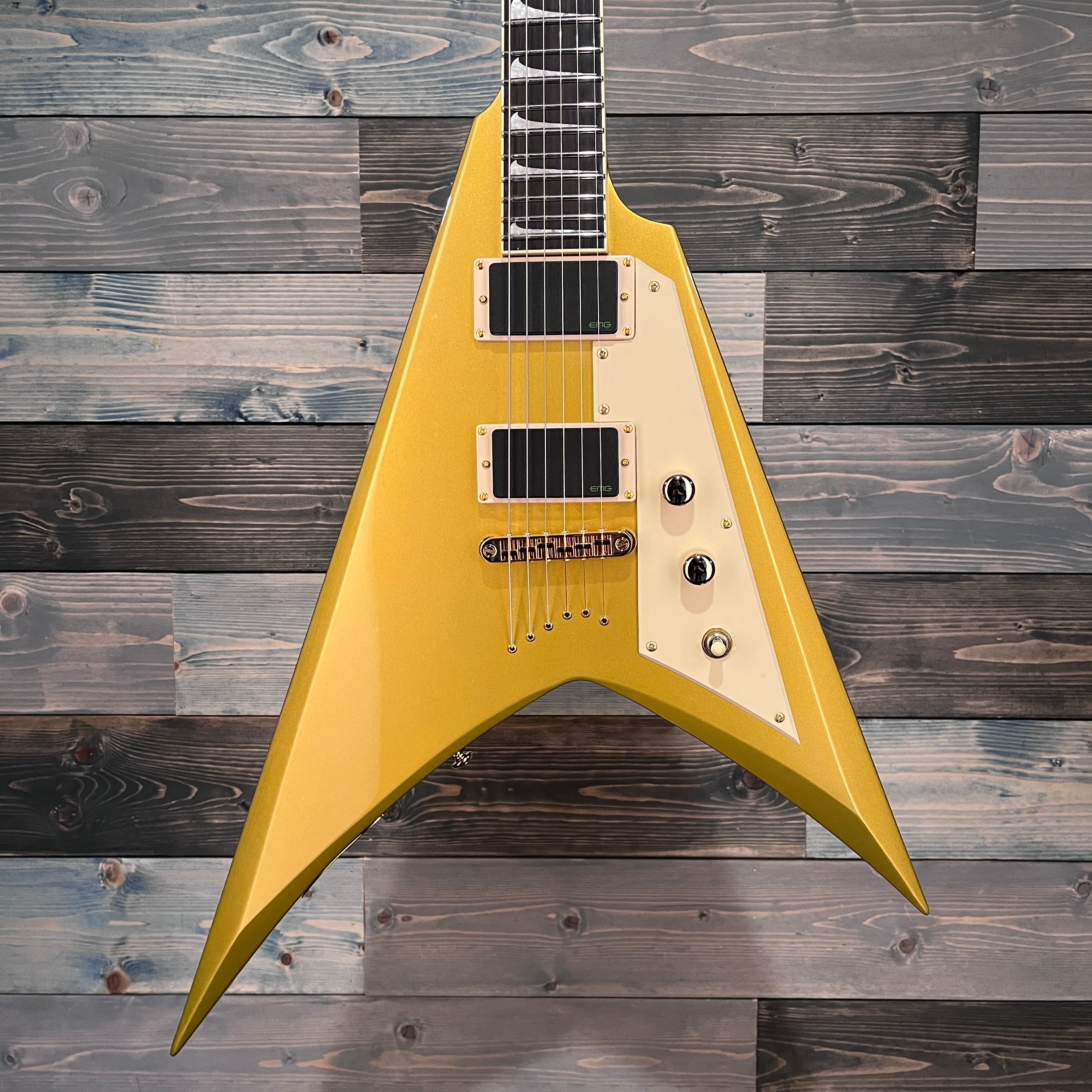 ESP LTD KH-V Electric Guitar - Metallic Gold