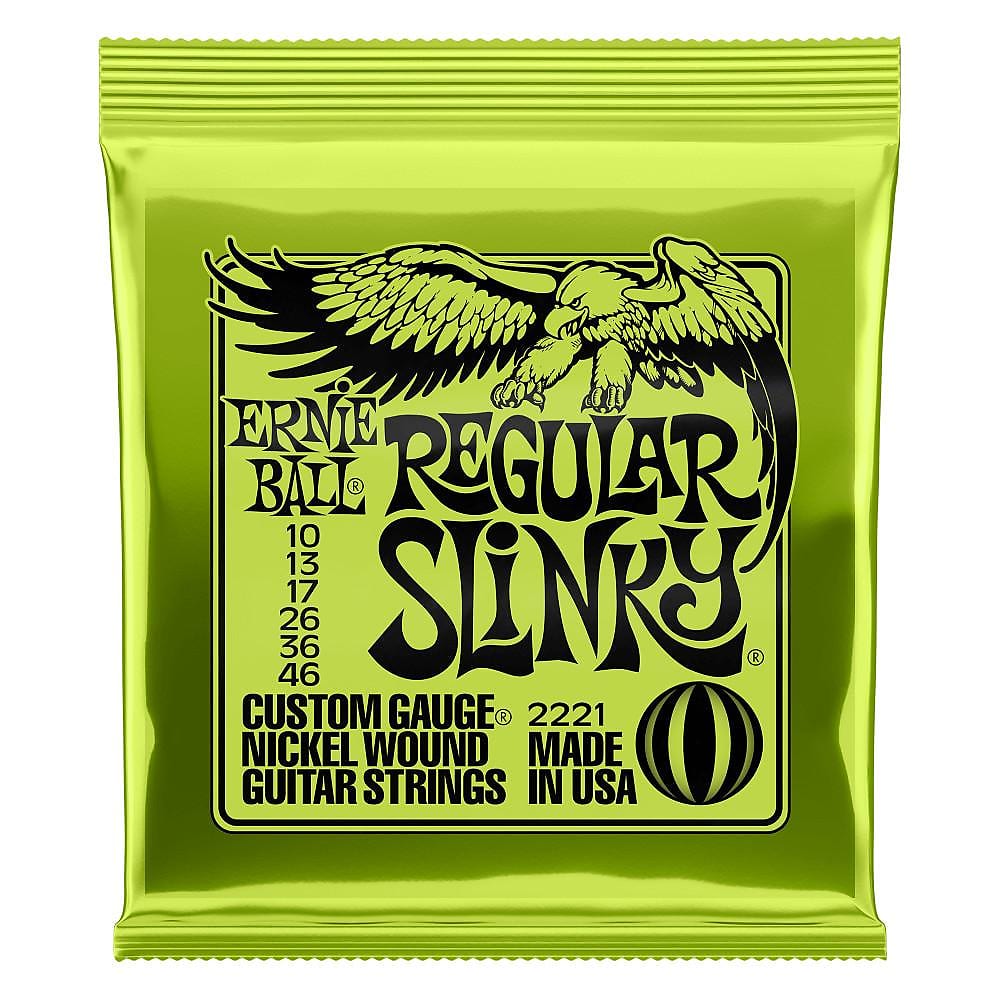 Ernie Ball 2221 Regular Slinky Nickel Wound Electric Guitar Strings