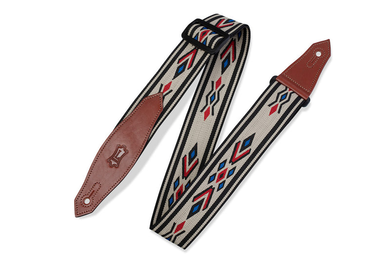 Levy's MSSN80-MLT 2in Poly/Jacquard Weave Guitar Strap