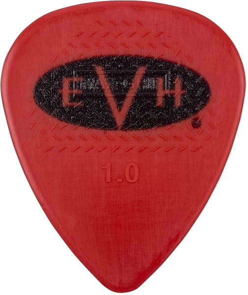 EVH® Signature Picks, Red/Black, 1.00 mm, 6 Count