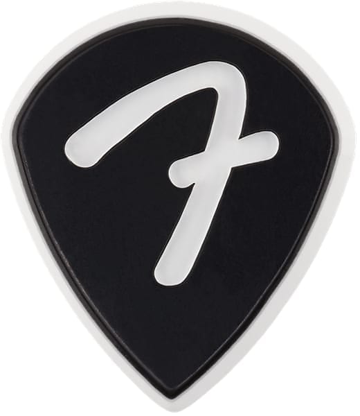 Fender F Grip 551 Picks, Black, (3)