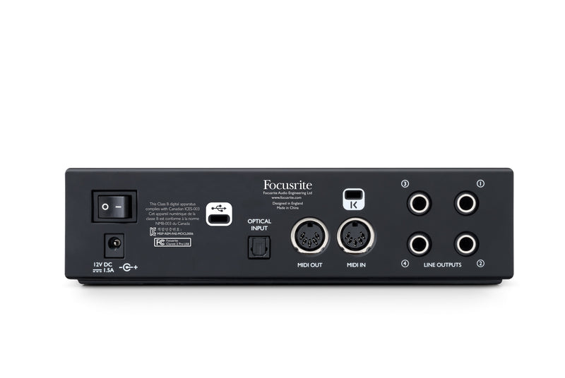 Focusrite Clarett 2Pre USB 10-In/4-Out Audio Interface
