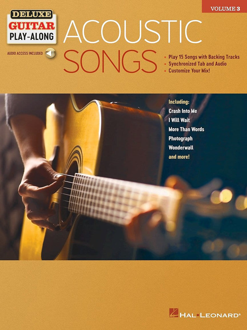 Acoustic Songs Deluxe Guitar Play-Along Volume 3