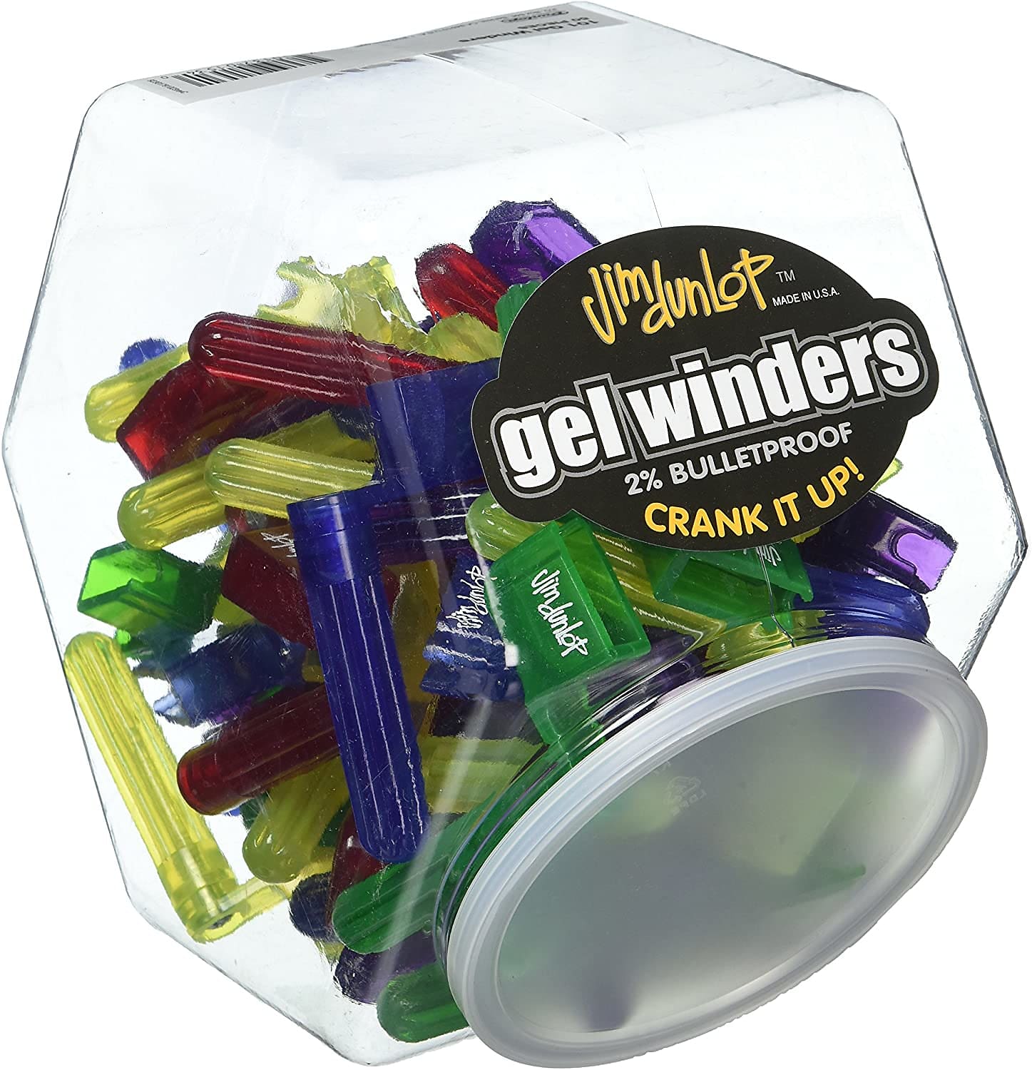 Dunlop Assorted Colors Gel Peg Winders, Single