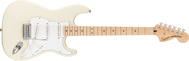 Fender Squier Affinity Series™ Stratocaster, Maple Fingerboard, Olympic White
