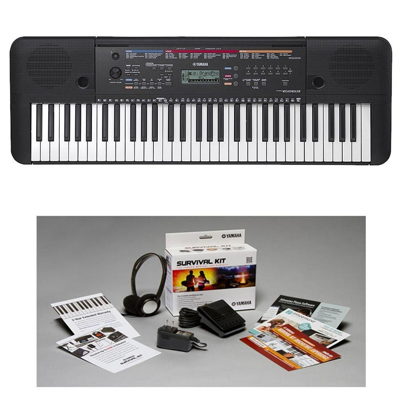 Yamaha PSR-E273 61-key Portable Keyboard w/ Survival Kit