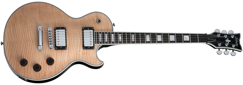 Schecter 655 Solo II Custom Gloss Electric Guitar - Natural