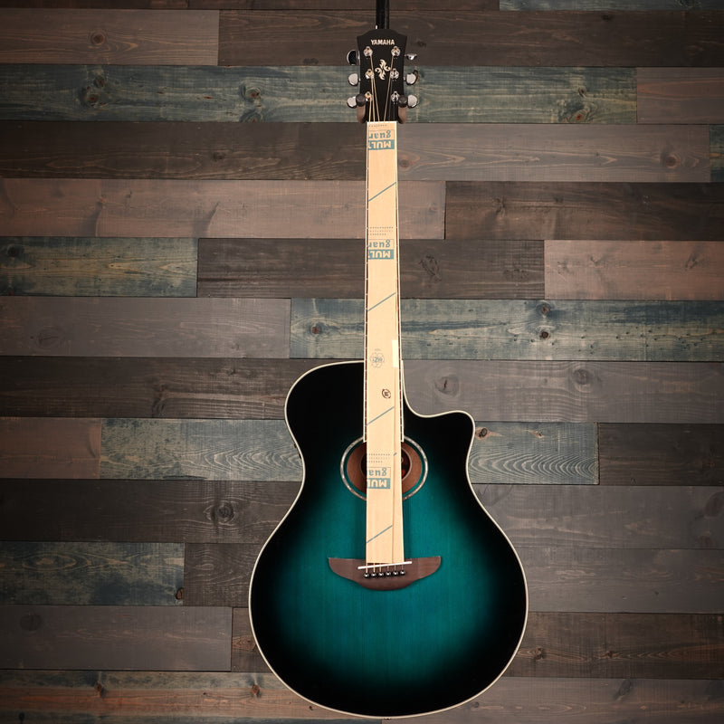 Yamaha APX600 Oriental Blue Burst Thin-line Cutaway A/E Guitar