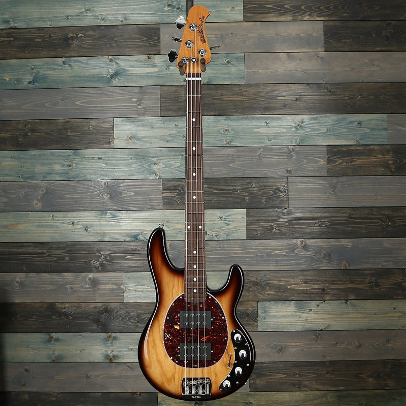 Ernie Ball Music Man Stingray Bass Guitar - Burnt Ends Roasted Maple w/ Rosewood Board