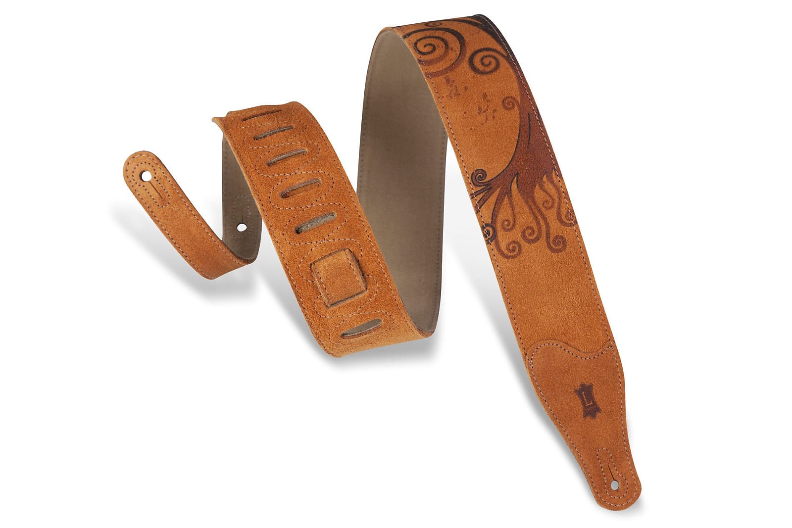 Levy's 2.5" Suede Guitar Strap - Printed Design
