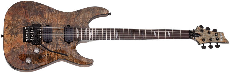 Schecter 2454 Omen Elite-6 FR Electric Guitar - Charcoal