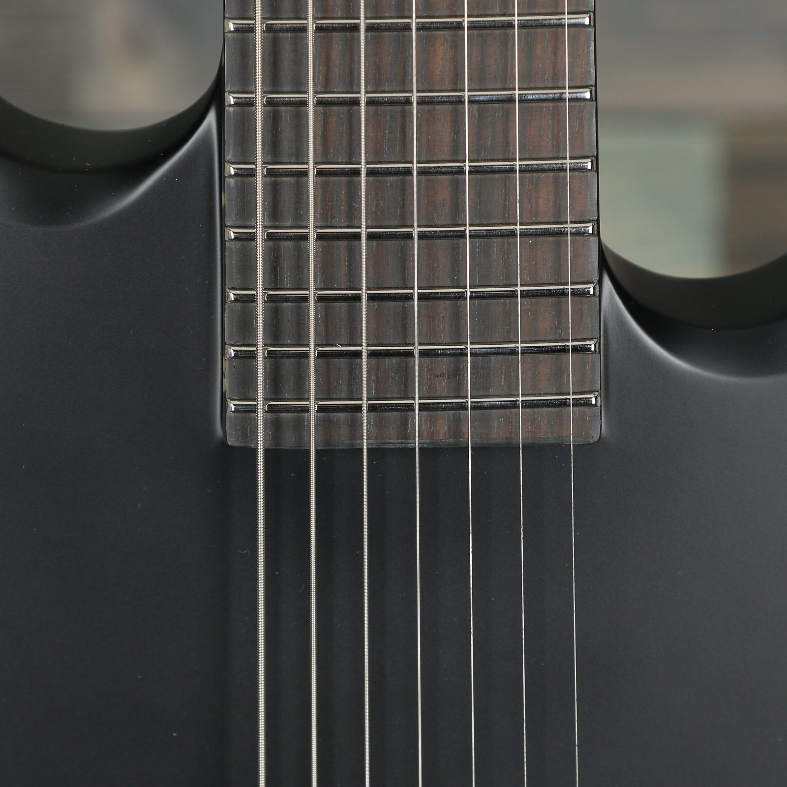 ESP LTD Viper-7 Baritone Black Metal - Black Satin