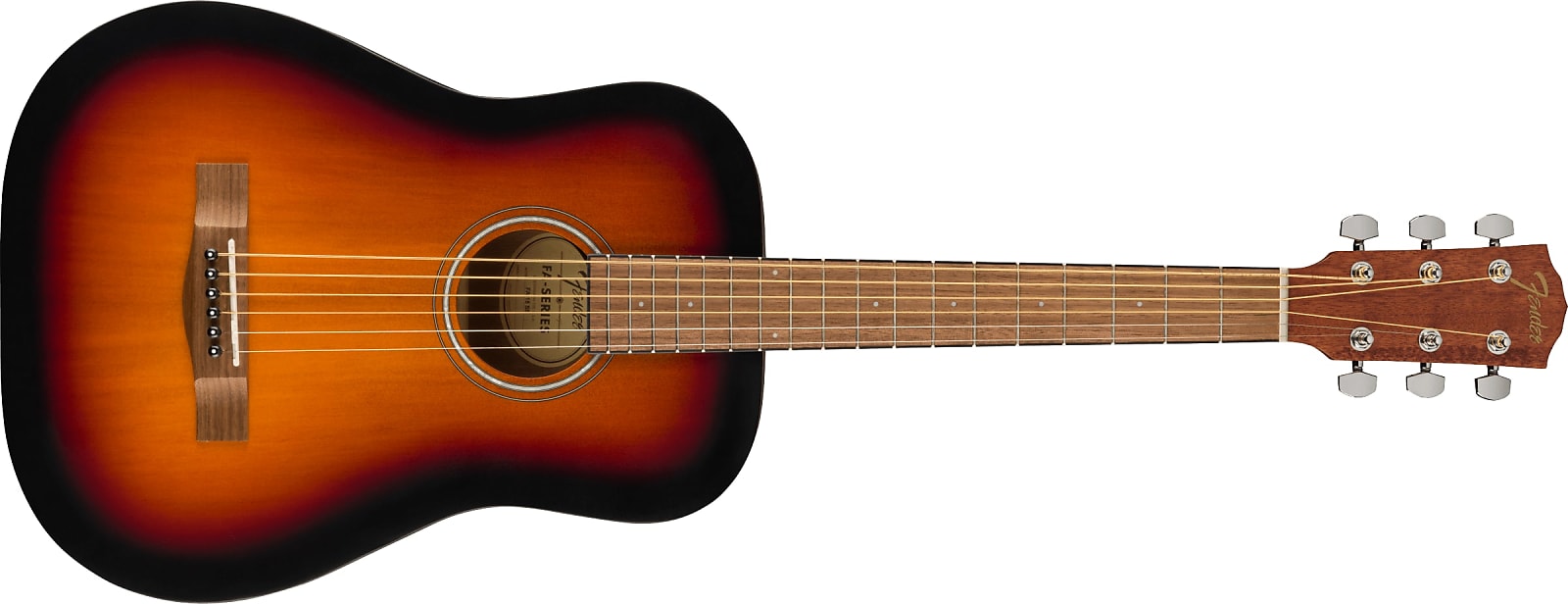 Fender FA-15 3/4 Scale Steel with Gig Bag, Walnut Fingerboard, Sunburst