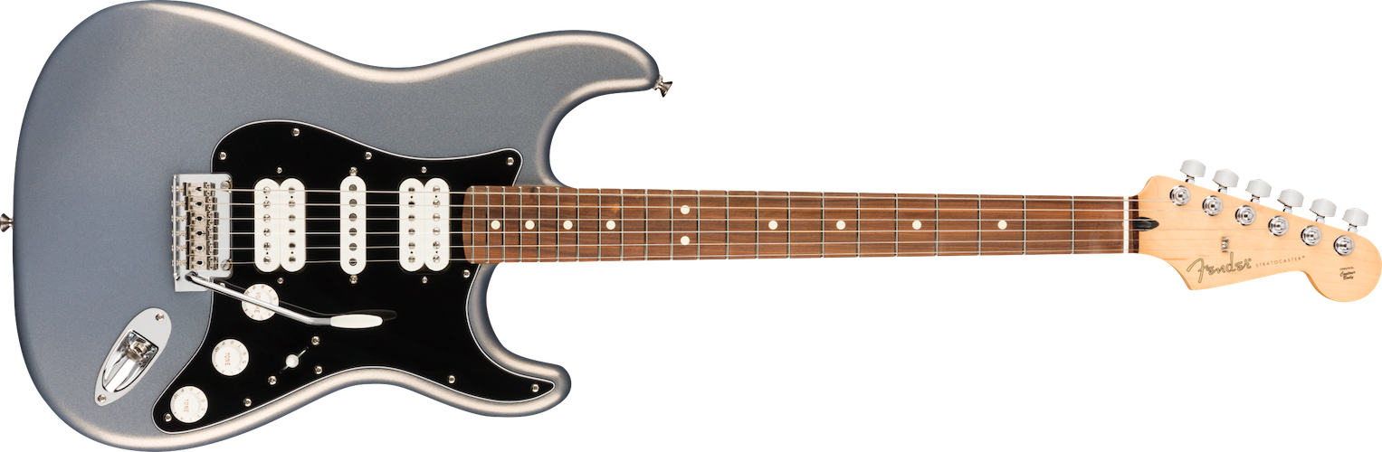 Fender Player Stratocaster HSH, Pau Ferro Fingerboard, Silver